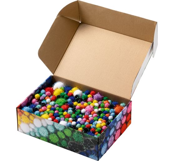 Pompons Mix Jumbo Pack « Glitter »