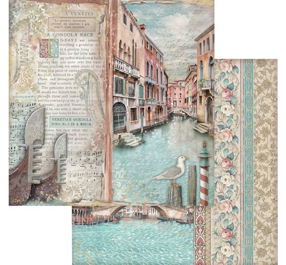 Bloc de papier scrapbooking « Venice »