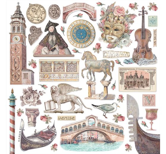 Bloc de papier scrapbooking « Venice »