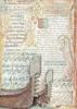Motif straw silk "Venice City of Art - Gondola"