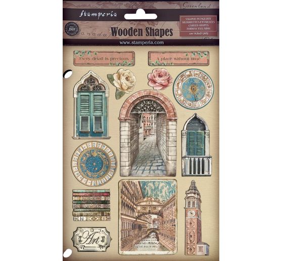 Motifs découpés au laser « Venice City of Art »