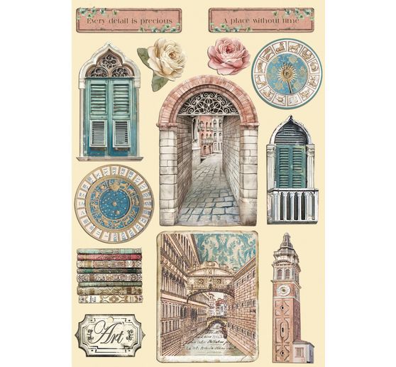 Motifs découpés au laser « Venice City of Art »