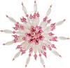 Set complet étoile en perles « Crystal Pink »