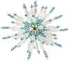 Kit complet étoile en perles « Crystal Light Blue »
