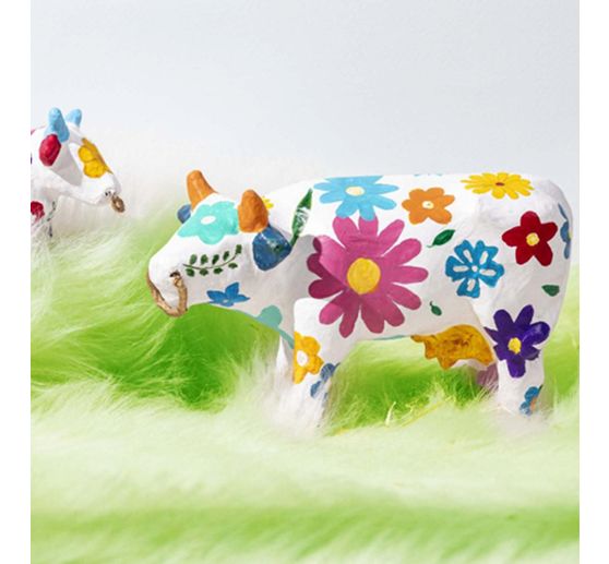 Vache en papier mâché