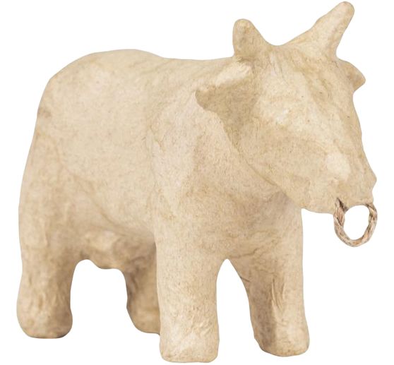 Vache en papier mâché