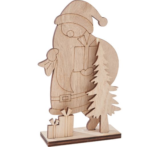 Décoration à emboîter en bois VBS « Père Noël »