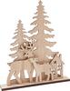 Décoration à emboîter en bois VBS « Chevreuils à la lisière de la forêt », 5 pc.