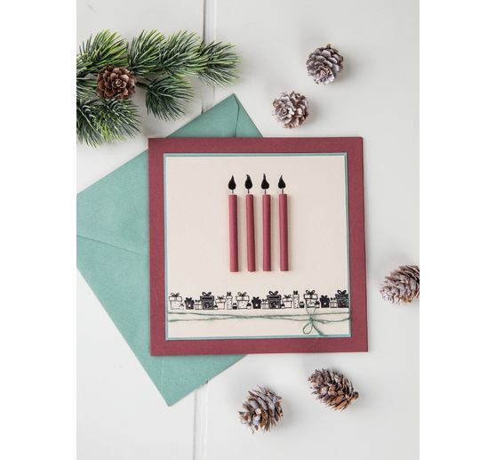 Tampons Clear Stamps « Bordure décorative de Noël »