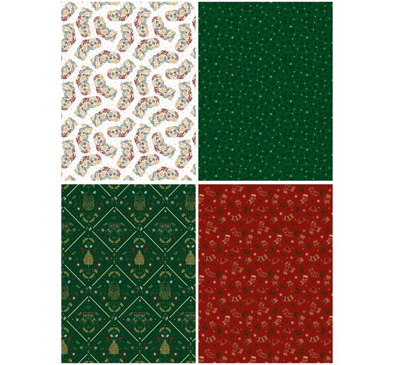 Décopatch Pocket Hot-Foil Collection Mix and Patch « Noël vintage »