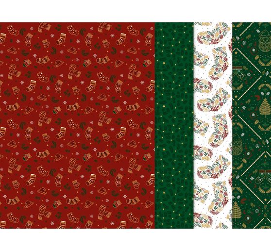 Décopatch Pocket Hot-Foil Collection Mix and Patch « Noël vintage »