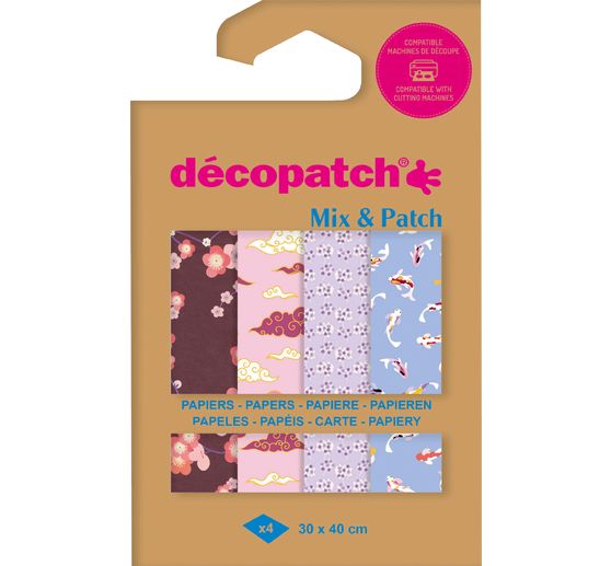 Décopatch Pocket Hot-Foil Collection Mix and Patch « Voyage au Japon »