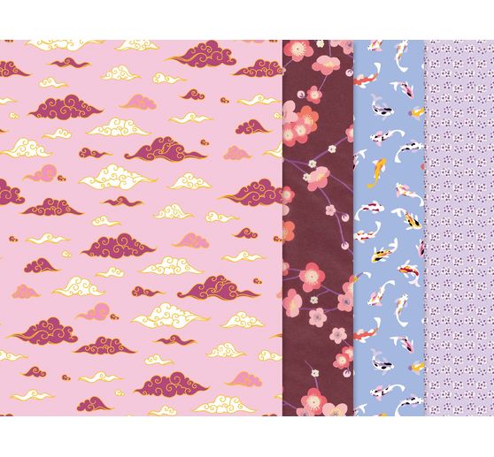Décopatch Pocket Hot-Foil Collection Mix and Patch « Voyage au Japon »