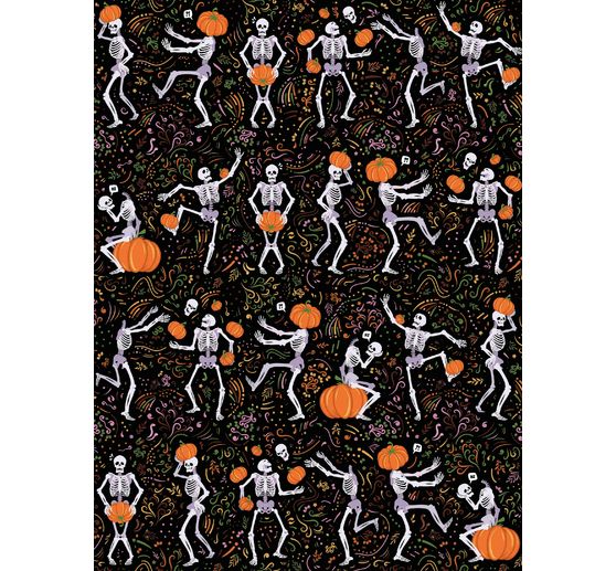 Décopatch Pocket Hot-Foil Collection Mix and Patch « Squelettes d'Halloween »