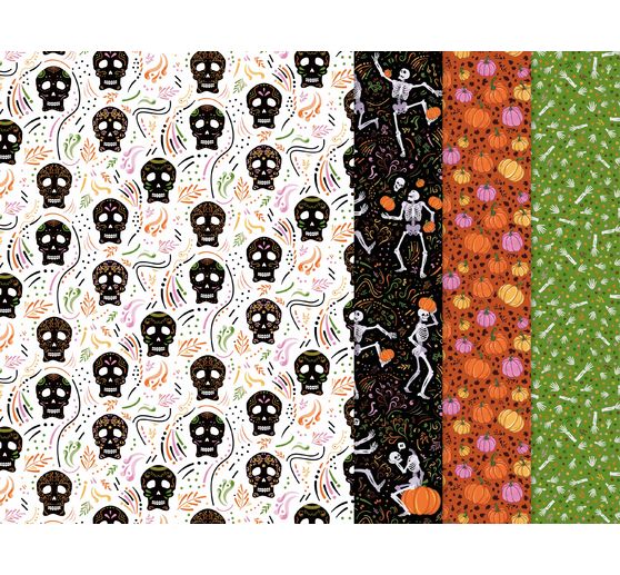 Décopatch Pocket Hot-Foil Collection Mix and Patch « Squelettes d'Halloween »