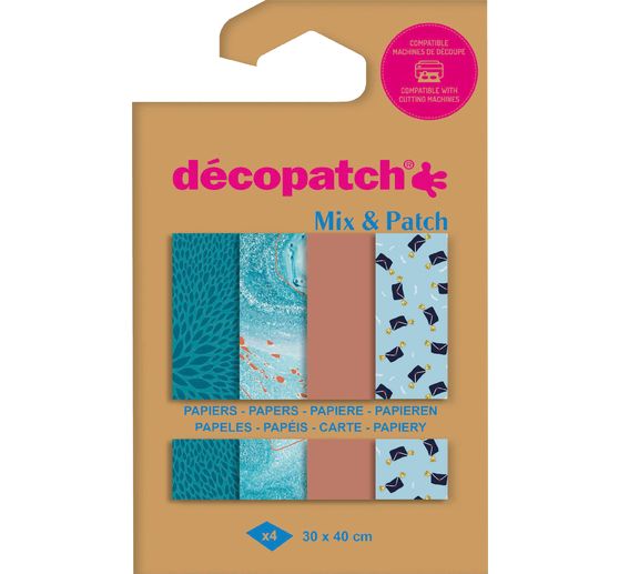 Décopatch Pocket Hot-Foil Collection Mix and Patch « Du courrier pour toi »