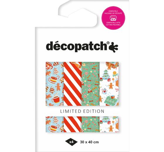 Décopatch Pocket Hot-Foil Collection Mix and Patch « Pâtisserie de Noël »