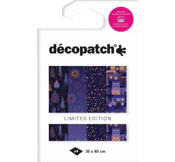 Décopatch Pocket Hot-Foil Collection Mix and Patch « Réveillon de Noël »