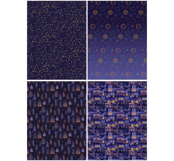 Décopatch Pocket Hot-Foil Collection Mix and Patch « Réveillon de Noël »