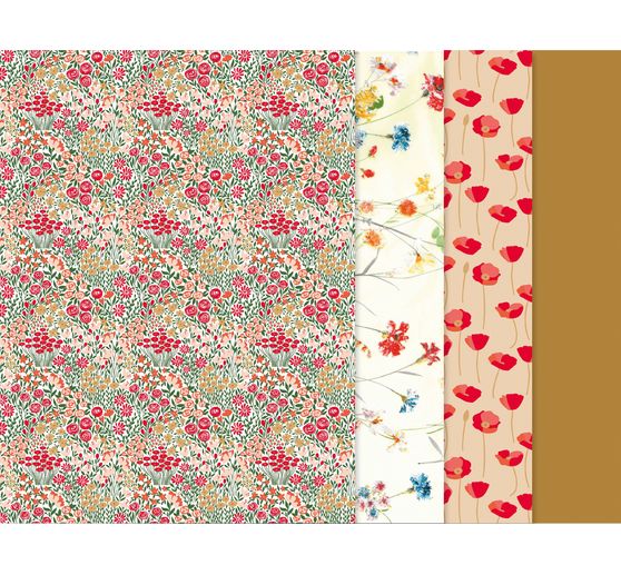 Décopatch Pocket Hot-Foil Collection Mix and Patch « Prairies en fleurs »