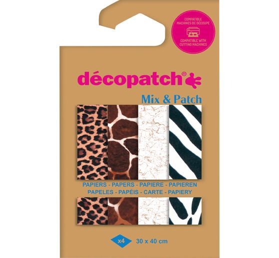 Décopatch Pocket Mix and Patch « Peaux d'animaux »