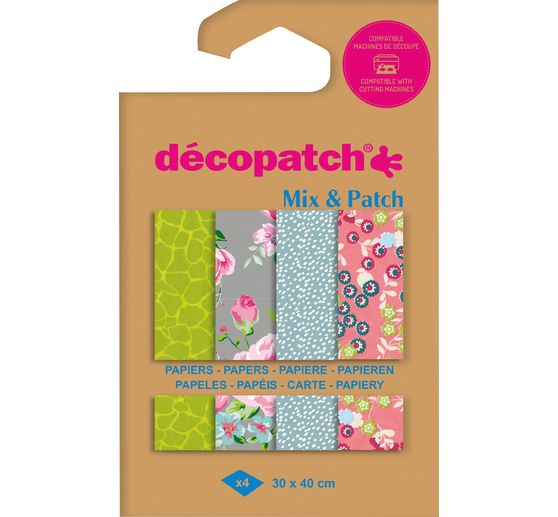 Décopatch Pocket Mix and Patch « Botanic Garden »
