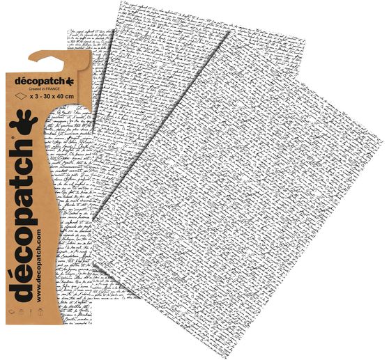 Papier Décopatch « Écriture »