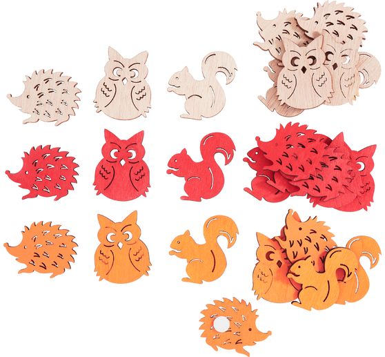 Pièces à disperser VBS « Animaux d'automne »