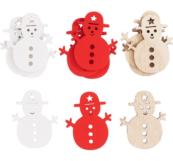 Pièces à disperser VBS « Bonhomme de neige »