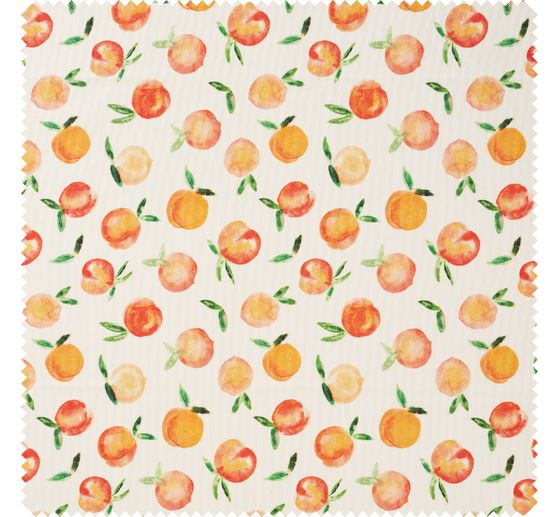 Tissu coton au mètre « Oranges », enduction acrylique