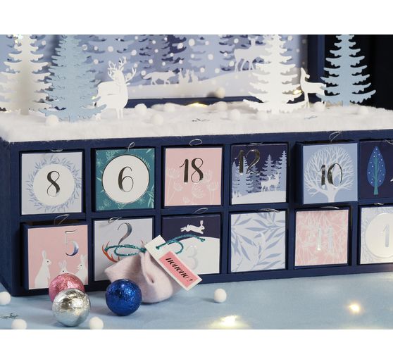 Stickers chiffres de l'Avent « Magie hivernale »