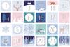 Stickers chiffres de l'Avent « Magie hivernale »