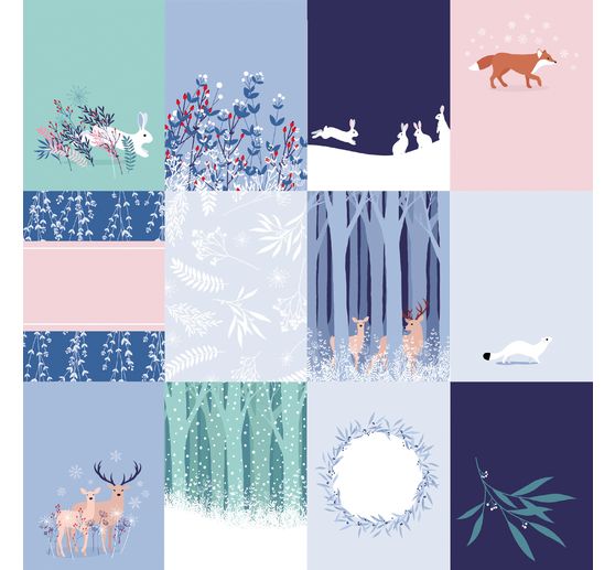Set de papiers « Magie hivernale »