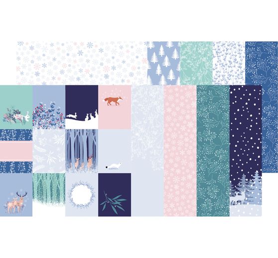 Set de papiers « Magie hivernale »