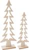 Sapins en bois VBS, set de 2