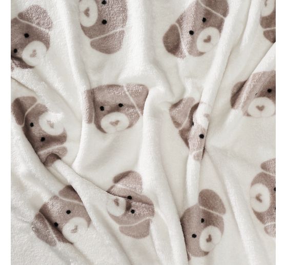 Tissu polaire double au mètre « Cute Dog »