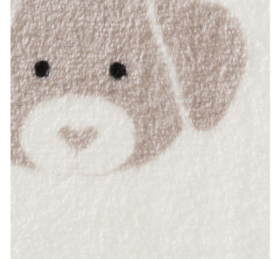 Tissu polaire double au mètre « Cute Dog »