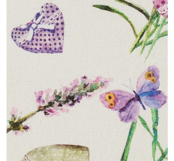 Tissu coton au mètre « Lavanda »