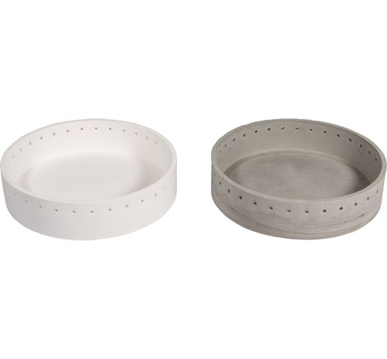 Silicone casting mould "Coaster with perforated edge"