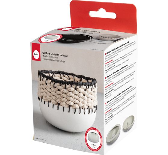 Moule en silicone « Bol avec bord perforé »