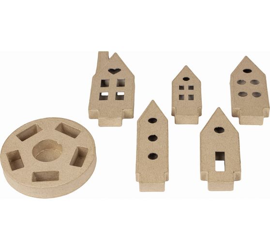Bougeoir « Maisons »