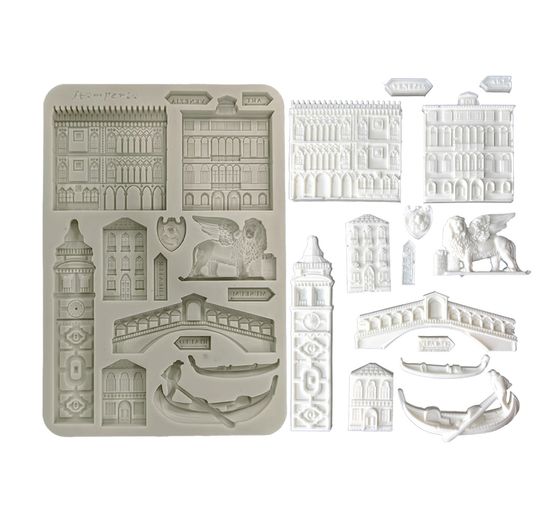 Silicone mould A5 "Venice", Monuments