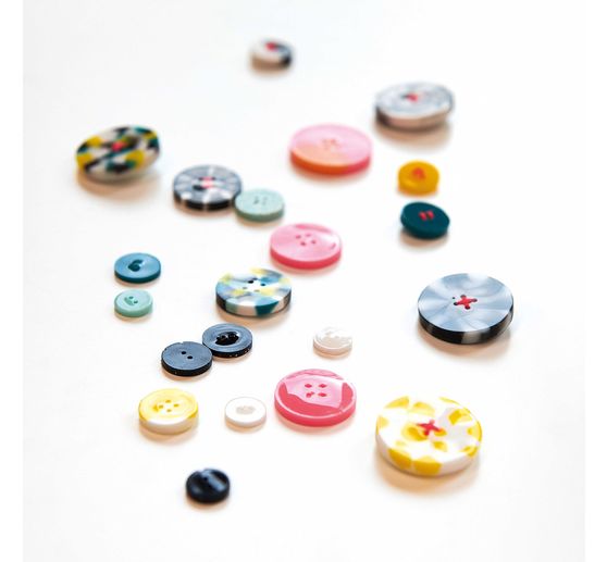 Silicone mould for jewellery "Buttons"