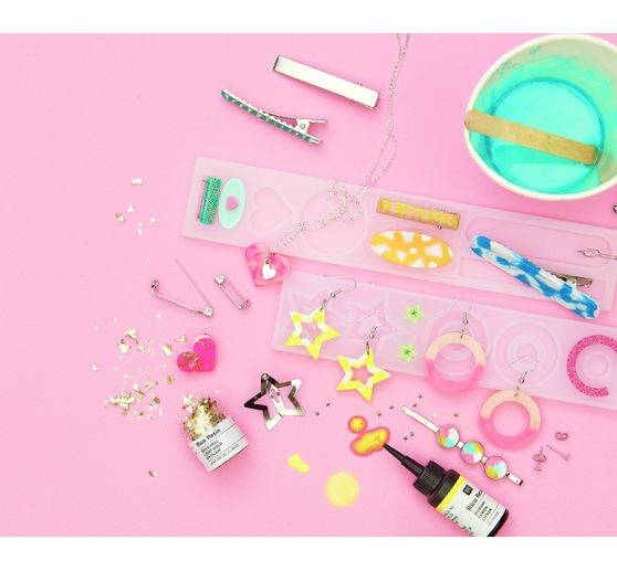 Moule en silicone pour bijoux « Boucles d'oreilles »