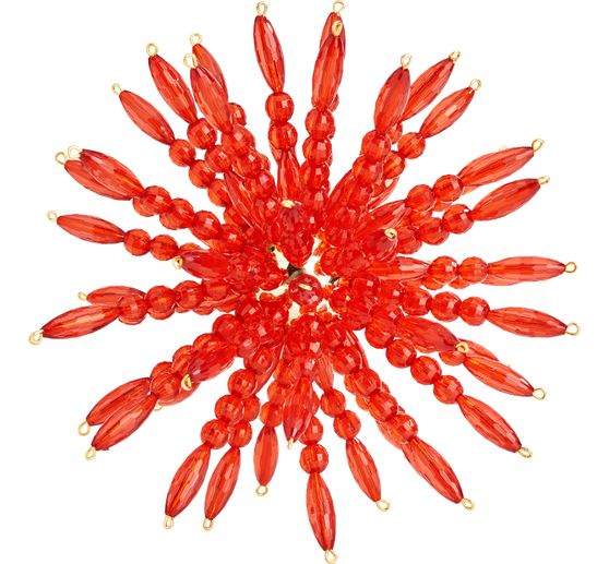 Kit complet étoile en perles « Ruby Red »