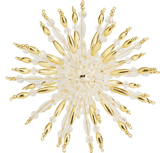 Kit complet étoile en perles « Golden Crystal »