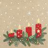 Serviette « Advent Lights »