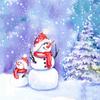 Serviette « Frosty Friends »