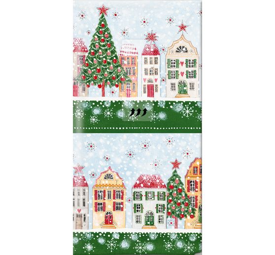 Paper handkerchiefs "Christmas Town"