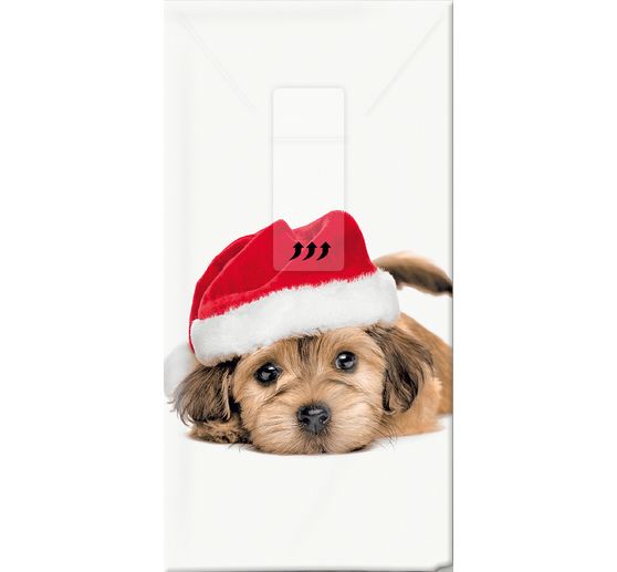 Mouchoirs en papier « Sweet Santa Dog »